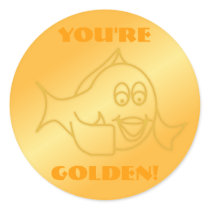 You're Golden! Sticker by MHartshorn You're Golden! Sticker