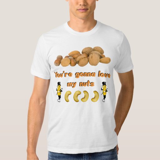 hard boiled eggs and nuts t shirt