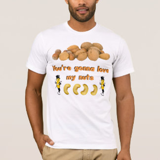 hard boiled eggs and nuts t shirt