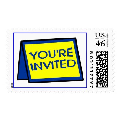 You're Invited (4) Postage