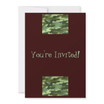 You're Invited!-Camo Design invitations by pammys You're Invited!-Camo Design invitations