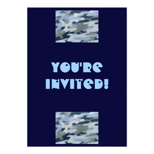 You're Invited!-Camo Look Invite