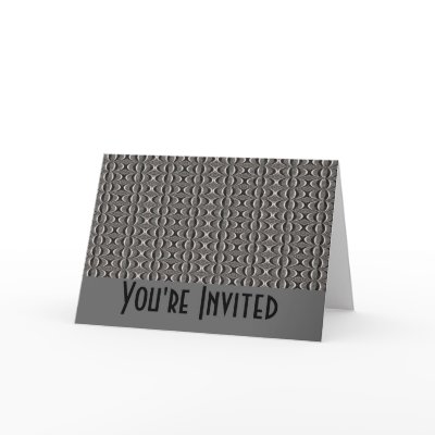 You're Invited Greeting Card by DonnaGraysonAbstract