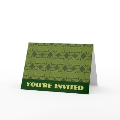You're Invited Cards by DonnaGraysonAbstract