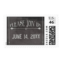You're invited chalkboard design stamps
