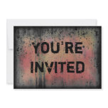 You're Invited Colorful Grunge Halloween Party