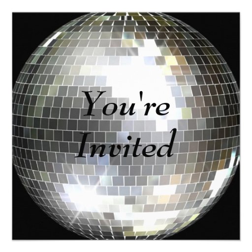 You're Invited - Disco Ball (front side)
