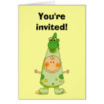 You're invited! (dragon costume) card