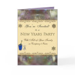 You're Invited Festive New Years Party Invitation cards