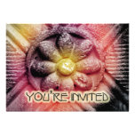 You're Invited Flower invitations