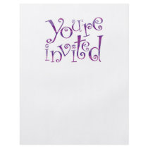 You're Invited! flyers