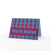 You're Invited groovy retro cards by DonnasGreetingCards You're Invited groovy retro cards