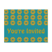 You're Invited groovy retro postcards by DonnasGreetingCards You're Invited groovy retro postcards