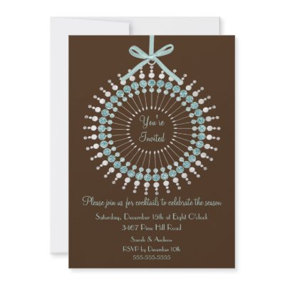 You're invited ornament Christmas Party Invitation by celebrateitinvites