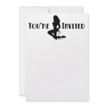 You're Invited Pin Up Girl 2 Invitation
