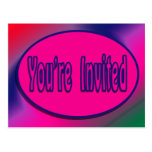 You're invited post cards