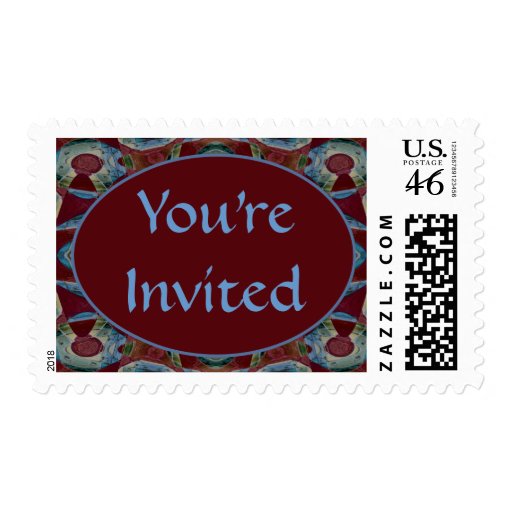 You're Invited Postage Stamps