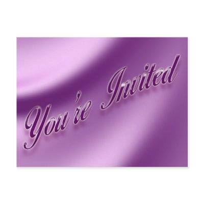 You're Invited Postcard by DonnasGreetingCards