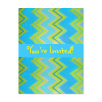 You're Invited!-Postcard-Zig Zag Design