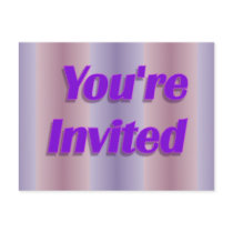 youre invited purple postcards by DonnaGrayson youre invited purple postcards