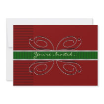 You're Invited... Red/Green/Silver invitations