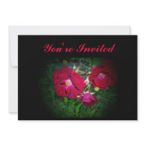 You're Invited-Rose Design invitations