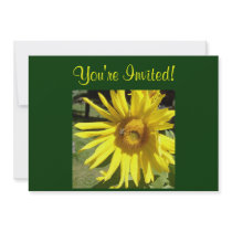 You're Invited!-Sunflower/Bee Design invitations