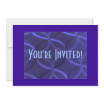 You're Invited! Swirl Design invitations