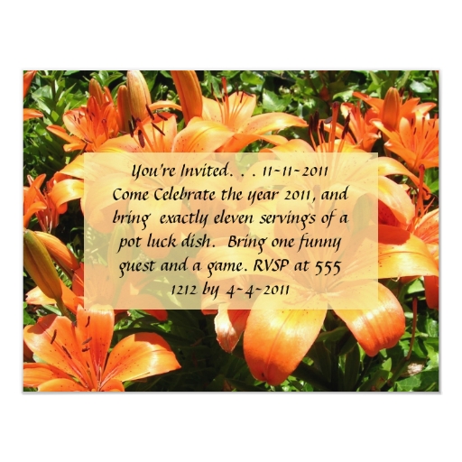 You #39 re Invited Template 4 25x5 5 Paper Invitation Card Zazzle