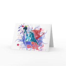 "You're Invited to a 4th of July Party" Card by SBCSTUDIO "You're Invited to a 4th of July Party" Card