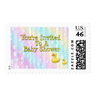 You're Invited To A Baby Shower stamp
