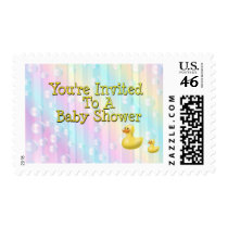 You're Invited To A Baby Shower postage