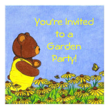 You're Invited to a Garden Party! Invitations