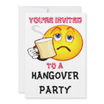 YOU'RE INVITED To A Hangover Party Invitation
