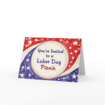 You're Invited to a Labor Day Picnic cards