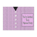 Youre Invited To A Pajama Party postcards by JustParties Youre Invited To A Pajama Party postcards