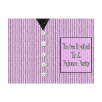 Youre Invited To A Pajama Party postcards by JustParties Youre Invited To A Pajama Party postcards