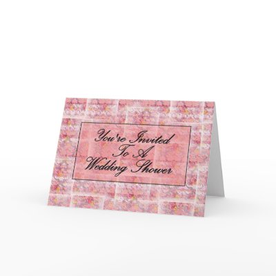 You&#39;re Invited To A Wedding Shower Greeting Card