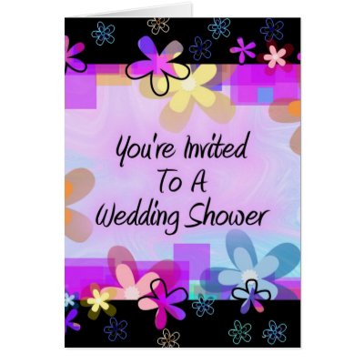 You&#39;re Invited To A Wedding Shower Greeting Card