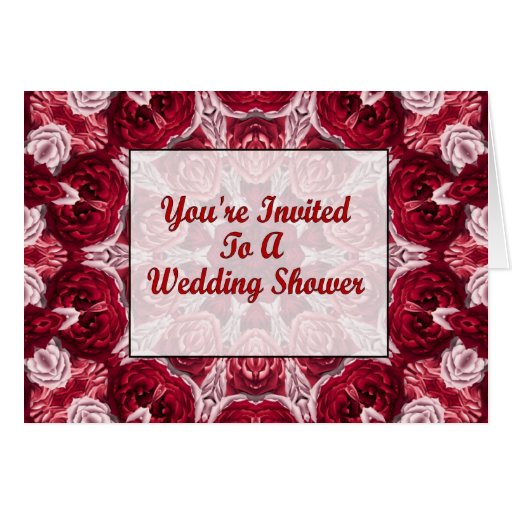 You're Invited To A Wedding Shower Greeting Card Zazzle