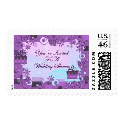 You're Invited To A Wedding Shower Postage