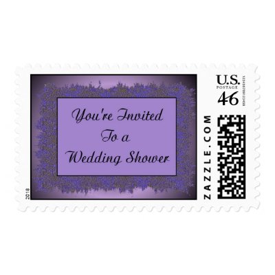 You're Invited To A Wedding Shower Postage Stamp