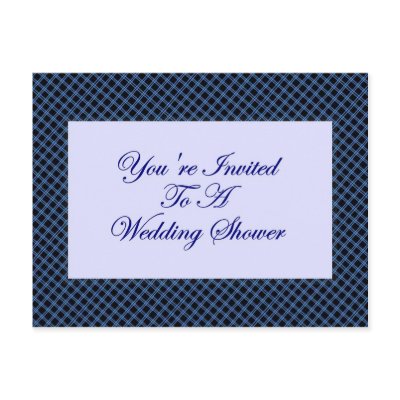 You're Invited To A Wedding Shower Post Card