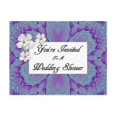 You're Invited To A Wedding Shower Post Card