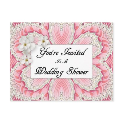 You're Invited To A Wedding Shower Postcard