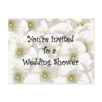 You're Invited To A Wedding Shower Postcard
