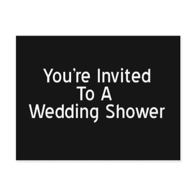 You're Invited To A Wedding Shower Postcard