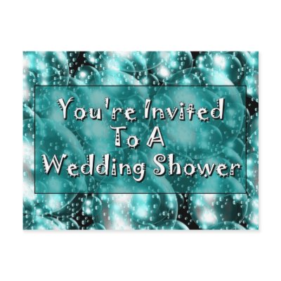 You're Invited To A Wedding Shower Postcard