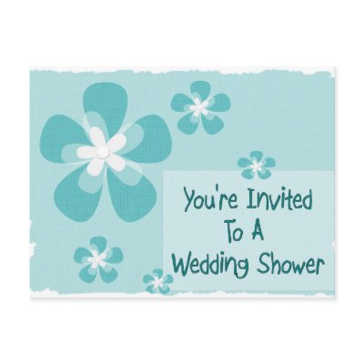 You're Invited To A Wedding Shower Post Card