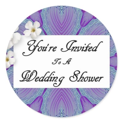 You're Invited To A Wedding Shower Sticker